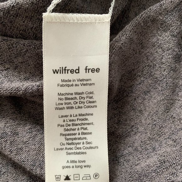 Wilfred Free Heather Grey Tank Dress - Size S - Picture 3 of 4